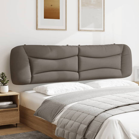 Vidaxl hoofdbordkussen hvar 200 cm stof taupe