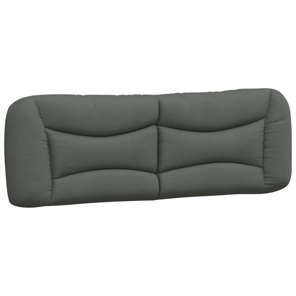Vidaxl hoofdbordkussen hvar 152 cm stof donkergrijs