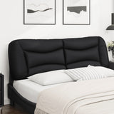 Vidaxl hoofdbordkussen hvar 152 cm kunstleer zwart
