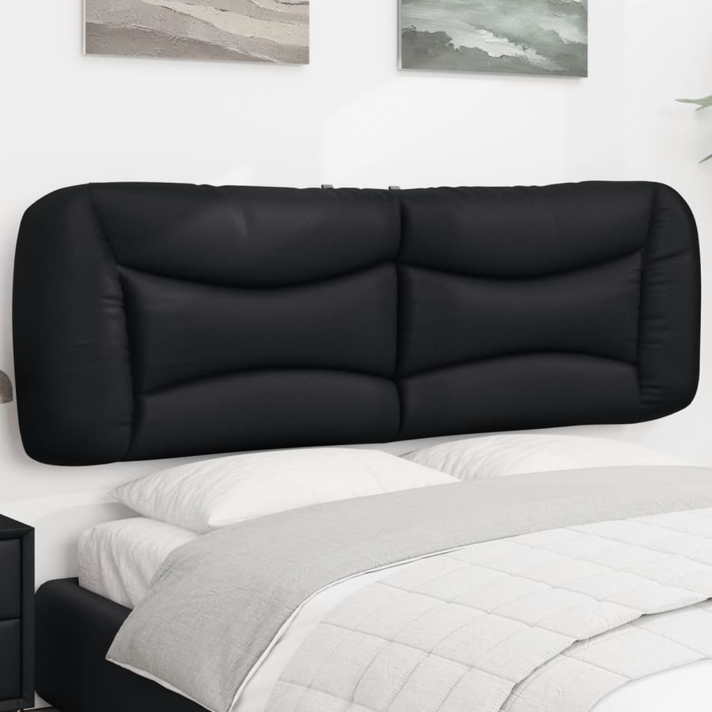 Vidaxl hoofdbordkussen hvar 152 cm kunstleer zwart