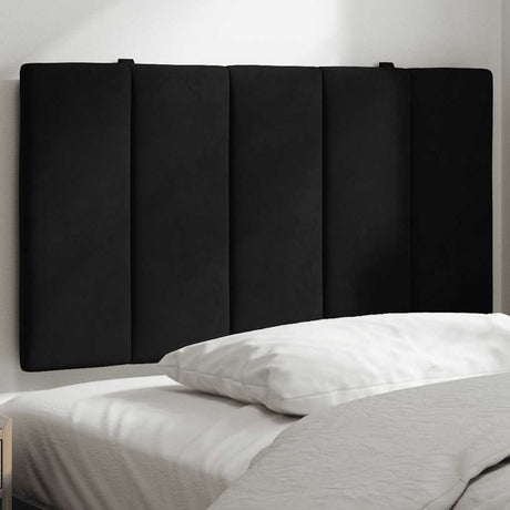 Vidaxl hoofdbordkussen hanko 90 cm fluweel zwart