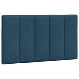 Vidaxl hoofdbordkussen hanko 90 cm fluweel blauw