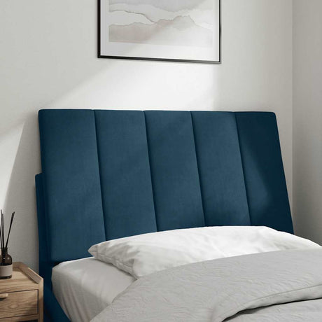 Vidaxl hoofdbordkussen hanko 90 cm fluweel blauw