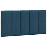 Vidaxl hoofdbordkussen hanko 100 cm fluweel blauw