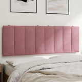 Vidaxl hoofdbordkussen hanko 120 cm fluweel roze