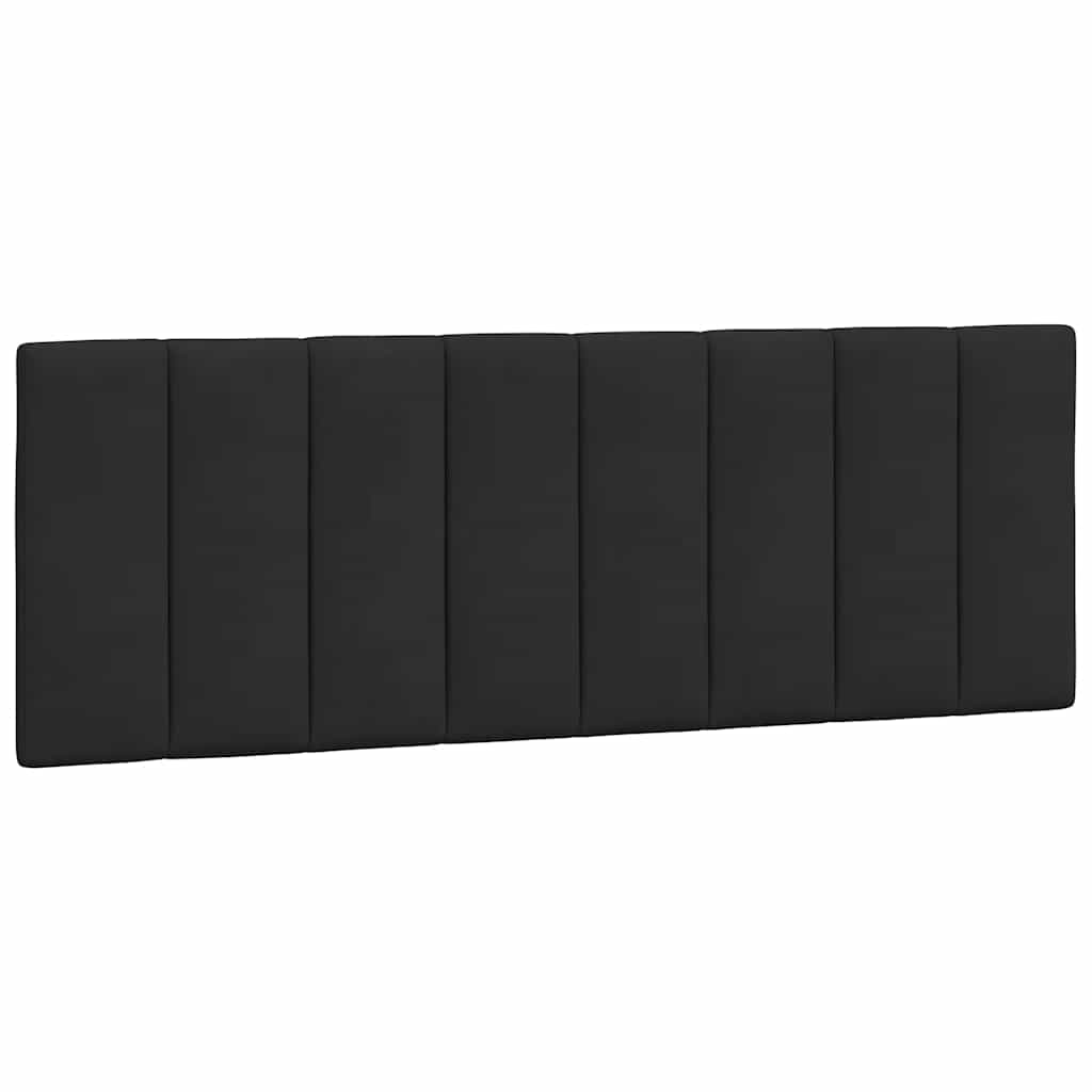 Vidaxl hoofdbordkussen hanko 140 cm fluweel zwart