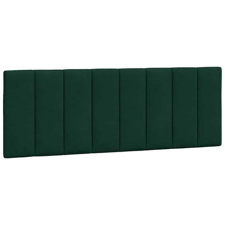 Vidaxl hoofdbordkussen hanko 140 cm fluweel donkergroen