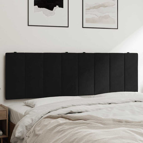 Vidaxl hoofdbordkussen hanko 160 cm fluweel zwart