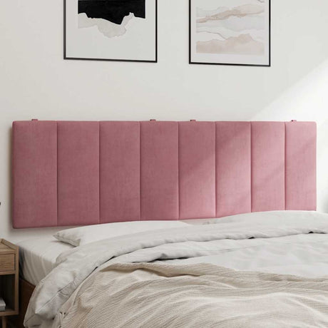Vidaxl hoofdbordkussen hanko 160 cm fluweel roze