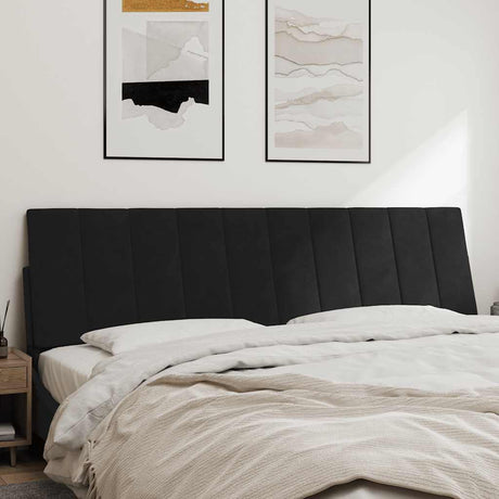 Vidaxl hoofdbordkussen hanko 180 cm fluweel zwart