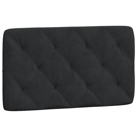 Vidaxl hoofdbordkussen 80 cm fluweel zwart