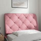 Vidaxl hoofdbordkussen 80 cm fluweel roze