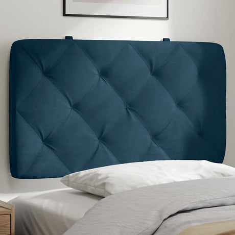 Vidaxl hoofdbordkussen 90 cm fluweel blauw