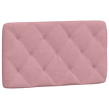 Vidaxl hoofdbordkussen 90 cm fluweel roze