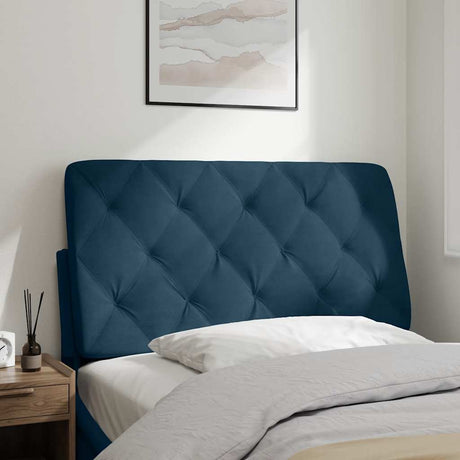 Vidaxl hoofdbordkussen 100 cm fluweel blauw