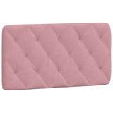 Vidaxl hoofdbordkussen 100 cm fluweel roze