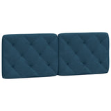 Vidaxl hoofdbordkussen 120 cm fluweel blauw