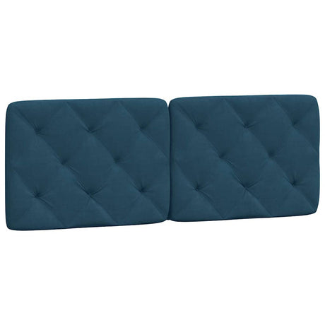 Vidaxl hoofdbordkussen 140 cm fluweel blauw