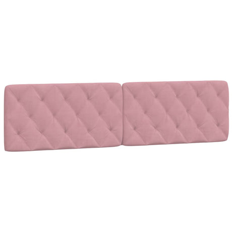 Vidaxl hoofdbordkussen 200 cm fluweel roze