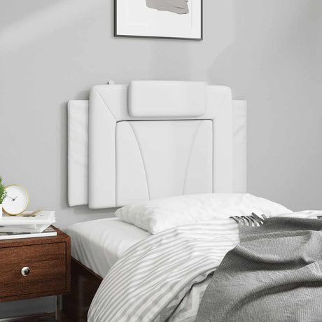 Vidaxl hoofdbordkussen viana 80 cm kunstleer wit