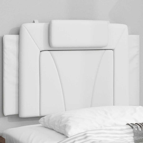 Vidaxl hoofdbordkussen viana 80 cm kunstleer wit