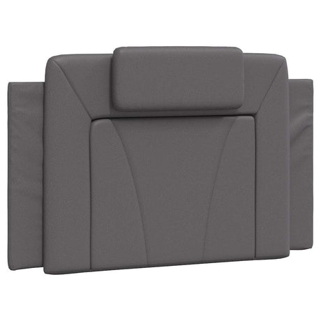 Vidaxl hoofdbordkussen viana 80 cm kunstleer grijs