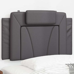 Vidaxl hoofdbordkussen viana 80 cm kunstleer grijs