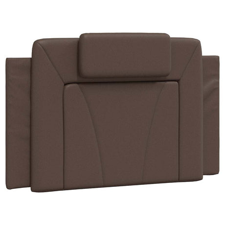 Vidaxl hoofdbordkussen viana 90 cm kunstleer bruin
