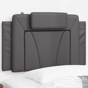 Vidaxl hoofdbordkussen viana 90 cm kunstleer grijs