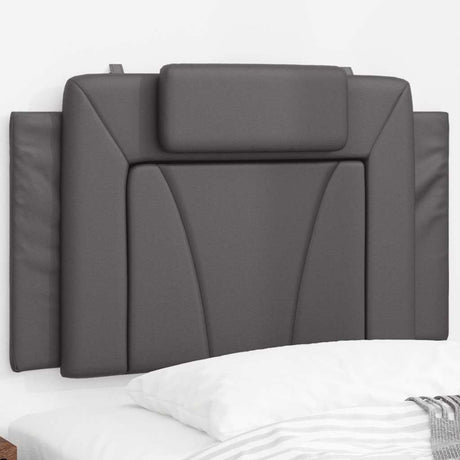 Vidaxl hoofdbordkussen viana 90 cm kunstleer grijs