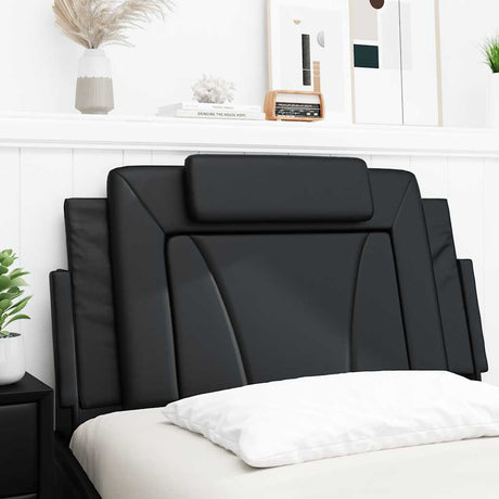Vidaxl hoofdbordkussen viana 100 cm kunstleer zwart