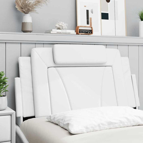 Vidaxl hoofdbordkussen viana 100 cm kunstleer wit