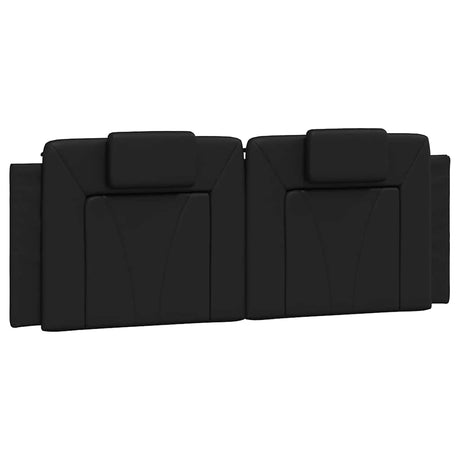 Vidaxl hoofdbordkussen viana 120 cm kunstleer zwart