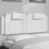 Vidaxl hoofdbordkussen viana 140 cm kunstleer wit