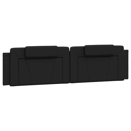 Vidaxl hoofdbordkussen viana 200 cm kunstleer zwart