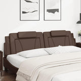 Vidaxl hoofdbordkussen viana 200 cm kunstleer bruin