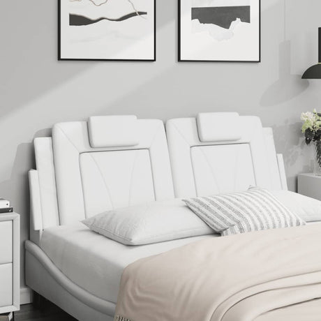 Vidaxl hoofdbordkussen viana 152 cm kunstleer wit