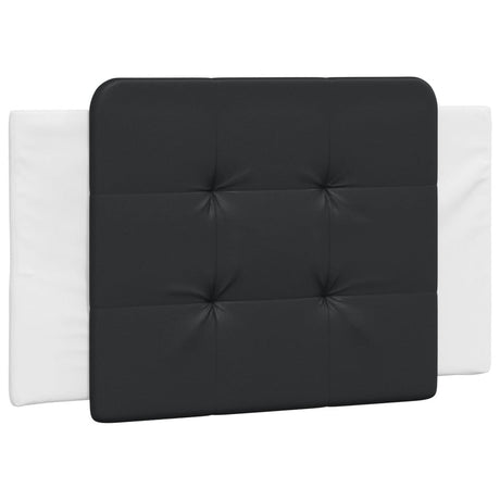 Vidaxl hoofdbordkussen zadar 80 cm kunstleer zwart en wit