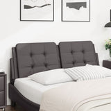 Vidaxl hoofdbordkussen zadar 120 cm kunstleer grijs
