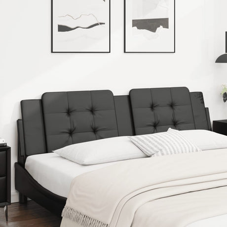 Vidaxl hoofdbordkussen zadar 180 cm kunstleer zwart