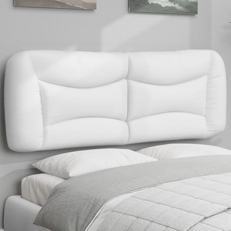 Vidaxl hoofdbordkussen hvar 137 cm kunstleer wit