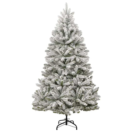 Vidaxl kunstkerstboom met scharnieren 300 led's en kerstballen 180 cm