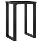 Vidaxl eettafelpoten o-frame 50x40x73 cm staal