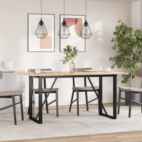Vidaxl eettafelpoten o-frame 120x60x73 cm staal