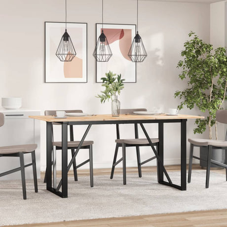 Vidaxl eettafelpoten o-frame 140x60x73 cm staal