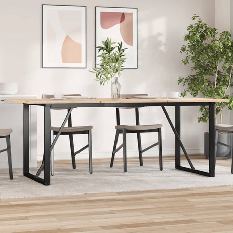 Vidaxl eettafelpoten o-frame 180x80x73 cm staal