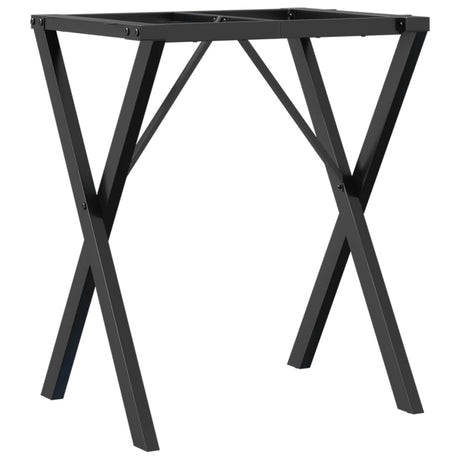 Vidaxl eettafelpoten x-frame 50x40x73 cm staal
