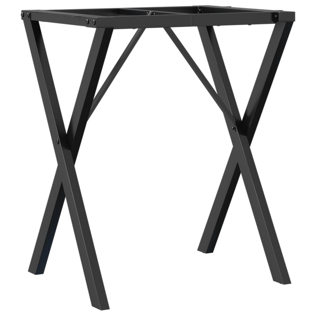 Vidaxl eettafelpoten x-frame 60x50x73 cm staal