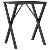 Vidaxl eettafelpoten x-frame 60x50x73 cm staal