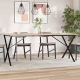 Vidaxl eettafelpoten x-frame 160x80x73 cm staal